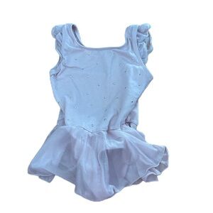 More Than Magic Pink Dance Leotard Sz XS 4/5 Rhinestone & Skirt